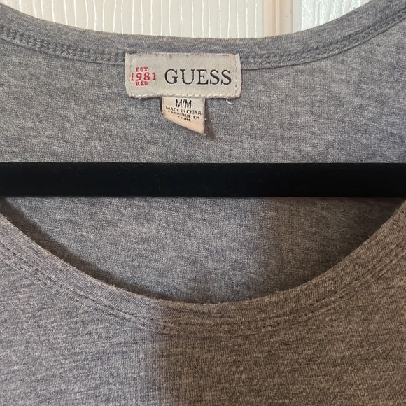 Grey Sequin Guess Top - Picture 3 of 3